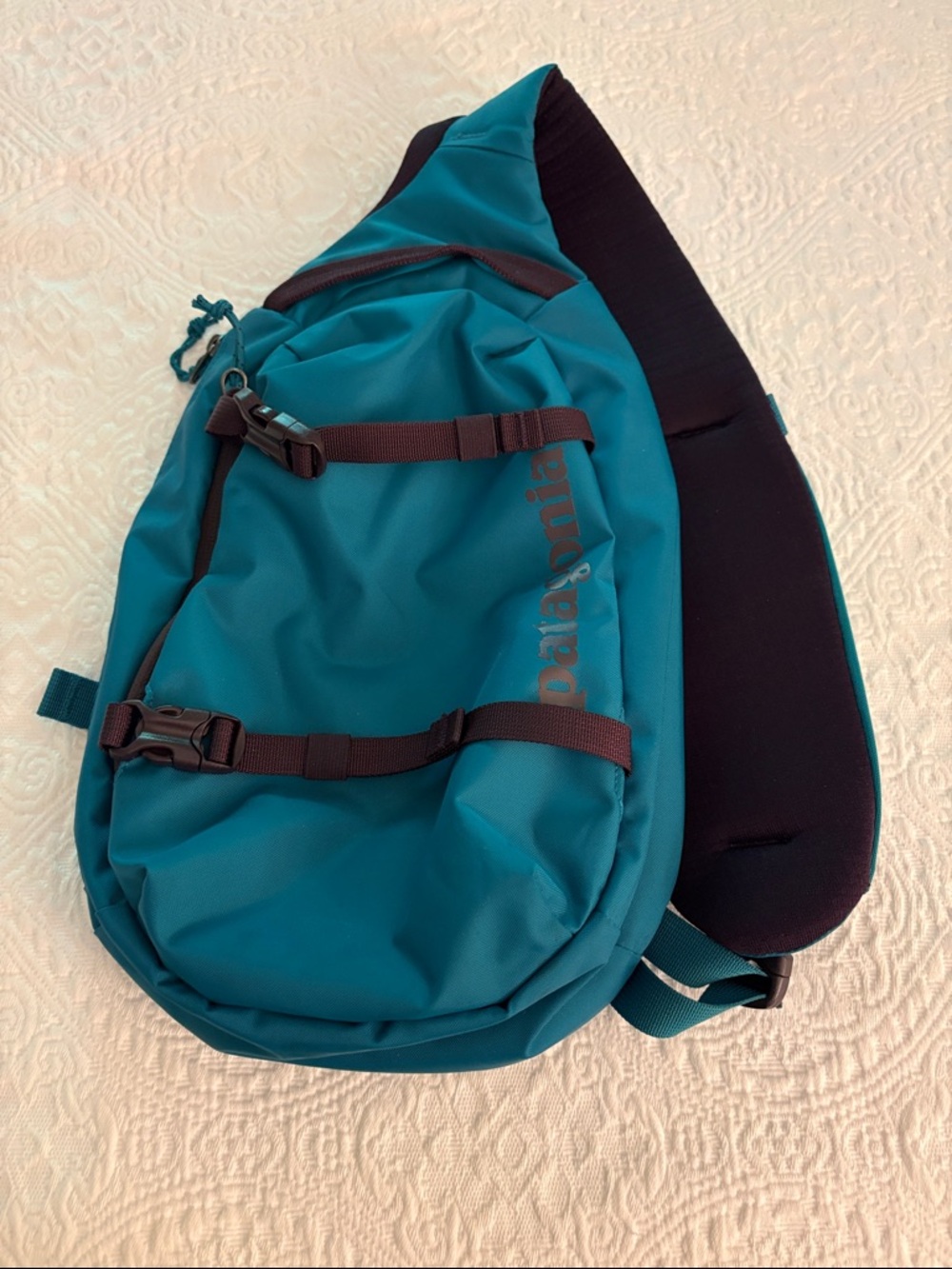 Patagonia Teal 8L Sling Bag with Single-Strap Design